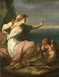 Ariadne Abandoned; by Angelica Kauffmann; before 1782; oil on canvas; 88 x 70.5 cm; Gemäldegalerie Alte Meister, Dresden, Germany