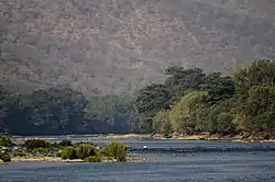 Kaveri river flowing near Biligundlu