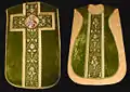 Fiddleback chasuble