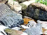 Kbal Spean, Vishnu and lingams