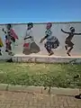 Ke-Ditselana Cultural Village wall mural