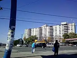 View of Maple Leaf from Keele Street and Lawrence Avenue