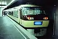 A Keisei AE series train in original livery in January 1985