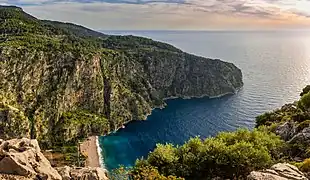 Image 19Butterfly Valley on the Turkish Riviera. (from Geography of Turkey)