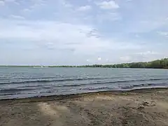 The park's public beach.