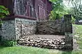 Foray barn, backyard