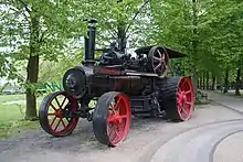 A Kemna steam locomotive.