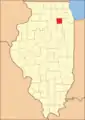 Kendall County at the time of its creation in 1841