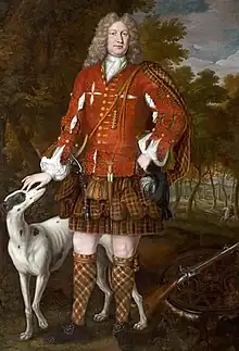 Kenneth Sutherland, 3rd Lord Duffus, painted c. 1712