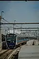 The train arrival at the Blok M BCA station