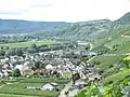 View over Kesten and the Moselle