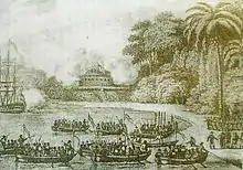 Image 95Johor-Dutch battle in the 1780s (from History of Malaysia)