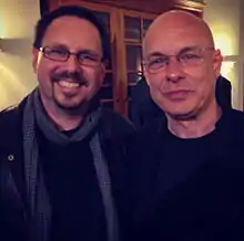 Kevin Keller with Brian Eno, May 2013