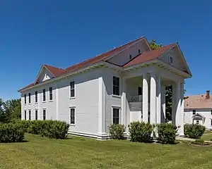 Keweenaw County Courthouse (built 1866) in Eagle River