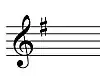 G Major key signature