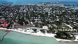 Aerial view of Key West