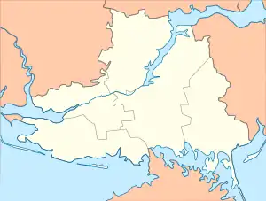 Nyzhni Sirohozy is located in Kherson Oblast