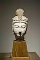 Granite head of bodhisattva. Unified Silla dynasty, South Korea.