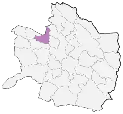 Location of Khoshab County in Razavi Khorasan province