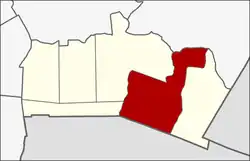 Location in Lat Krabang District