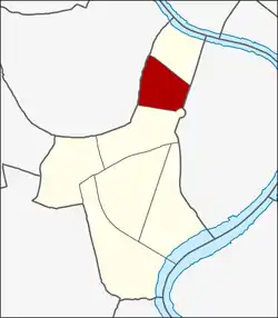 Location in Thon Buri district