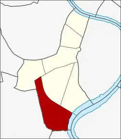 Location in Thon Buri district