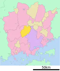 Location of Kibichūō