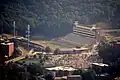 A shot from Howard's Knob of Kidd-Brewer Stadium in 2009.