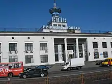 Kyiv River Station, 2007 (before the reconstruction of the Postal Square)