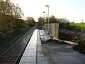 Platform extension works - looking towards Kilmarnock