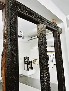 Swahili door in National Museum Tanzania.