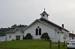 Methodist church on Main Street