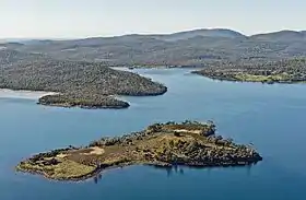 Aerial photograph of King George Island