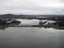 Aerial view of Kings Avenue Bridge