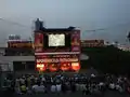 The screening of "Battleship Potemkin" on the Potemkin Steps