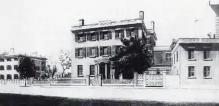 The residence of Kirk Boott, built in 1804 and rebuilt in 1846-47 as the Revere House