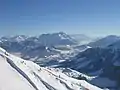 View looking northeast from the Kitzbüheler Horn