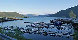 View of the village harbour