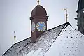 Ridge turret on Benedictine abbey in Einsiedeln, Switzerland