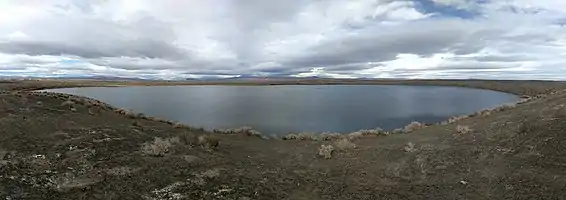 Soda Lakes maar volcano in Nevada, US