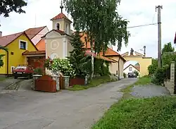 Belfry and a farm