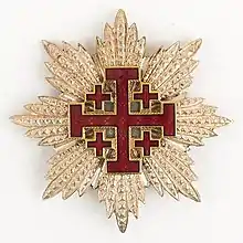 Order of the Holy Sepulcher of Jerusalem Knight Grand Cross Badge