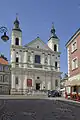 A view of the church from Mostowa Street