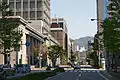 Kyōmachi-dōri, the former main street of the settlement