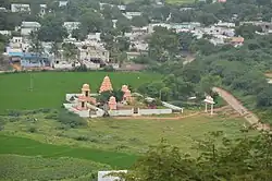 View of the Kodair village from the near by hilltop (Balapala Gutta)