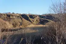 Old fortifications at the site of Kodak Fortress