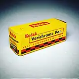 box of kodak verichrome film