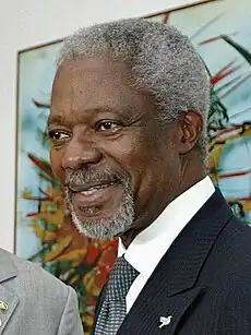 Image 54Former UN secretary-general Kofi Annan was the creator of the Annan plan. (from Cyprus problem)