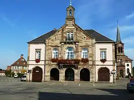 The town hall in Kogenheim