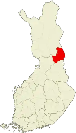 Location of Koillismaa